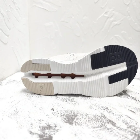 On Running White and Brown Sneakers - Picture 8 of 10